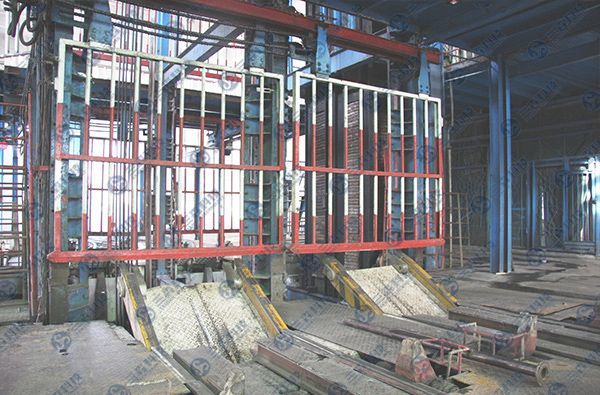 Linhuan Coal Mine Locking Cage Swing deck Project